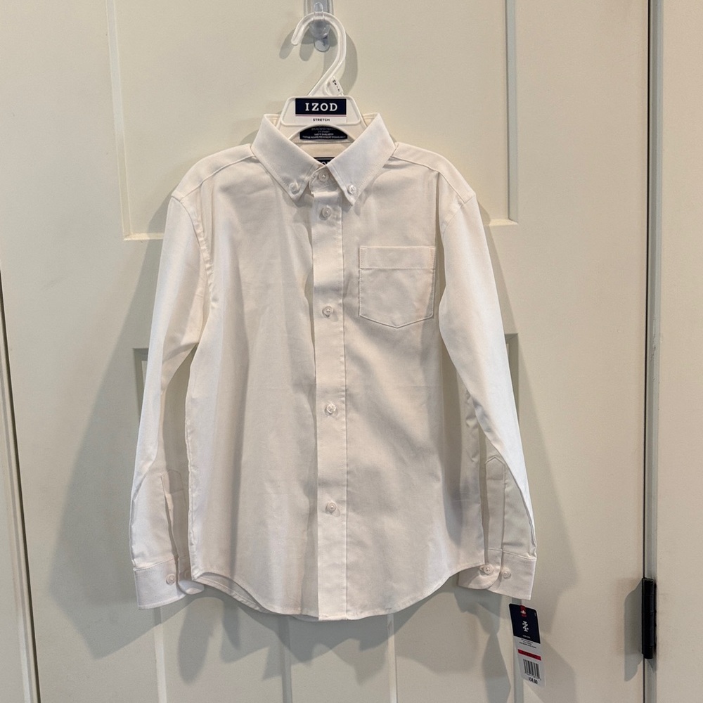 Izod Kids Classic White Button-Down Shirt